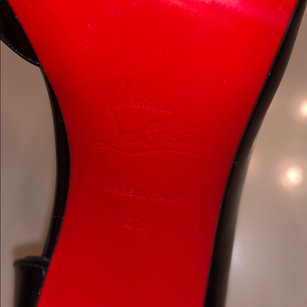 Christian Louboutin Iriza Half-d'Orsay 100mm - Picture 7 of 8